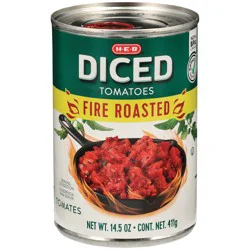 H-E-B Fire Roasted Diced Tomatoes