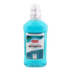 H-E-B Antiseptic Mouthwash – Cool Blue Mint