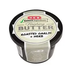 H-E-B Select Ingredients Roasted Garlic & Herb Finishing Butter