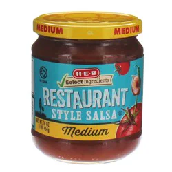 H-E-B Medium Chunky Restaurant Style Salsa