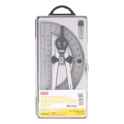 H-E-B Protractor & Compass Set