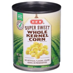 H-E-B Super Sweet Whole Kernel Corn