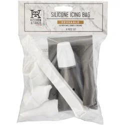 Kitchen & Table by H-E-B Reusable Silicone Icing Bag Set