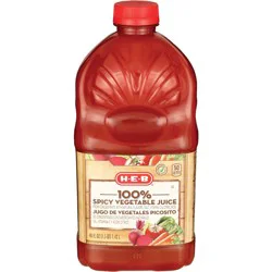 H-E-B 100% Spicy Vegetable Juice