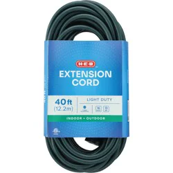 H-E-B Indoor + Outdoor Extension Cord - Green