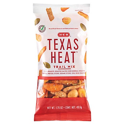 slide 1 of 1, H-E-B Select Ingredients Texas Heat Trail Mix, 1.75 oz