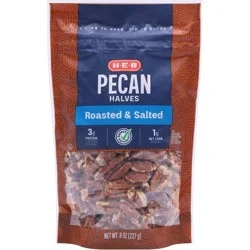 H-E-B Salted Roasted Pecan Halves