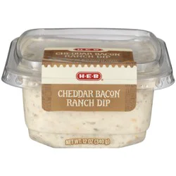 H-E-B Cheddar Bacon Ranch Dip