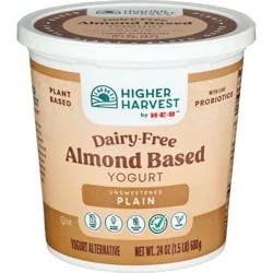 Higher Harvest by H-E-B Dairy Free Almond-Based Yogurt – Unsweetened Plain