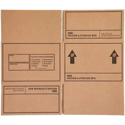 H-E-B Moving & Storage Box - Brown