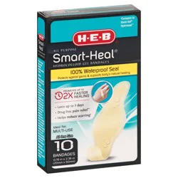 H-E-B Smart Heal Waterproof All Purpose Gel Bandages