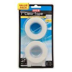 H-E-B 1 Inch Clear Tape