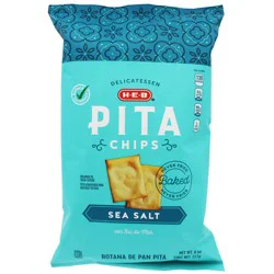 H-E-B Sea Salt Pita Chips