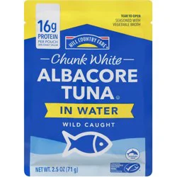 Hill Country Fare Chunk White Albacore Tuna in Water Pouch
