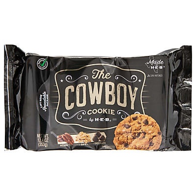 slide 1 of 1, H-E-B Select Ingredients The Cowboy Cookie, 12.4 oz