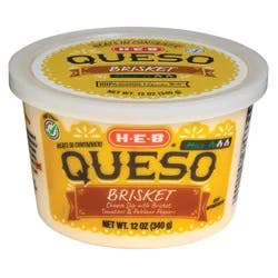 H-E-B Queso with Smoked Brisket