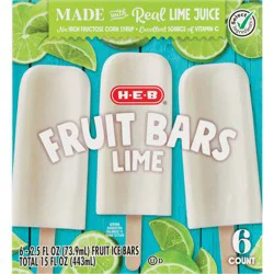 H-E-B Lime Frozen Fruit Bars
