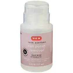 H-E-B 100% Acetone Nail Polish Remover With Pump