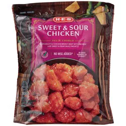 H-E-B Frozen Fully Cooked Sweet & Sour Chicken