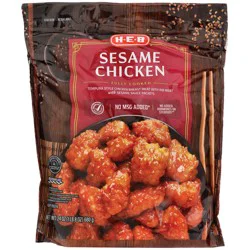 H-E-B Frozen Fully Cooked Sesame Chicken