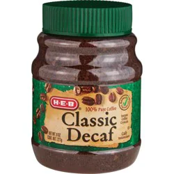 H-E-B Classic Decaf Instant Coffee