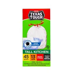 H-E-B Texas Tough Tall Kitchen Trash Bags, 13 Gallon - Fresh Scent