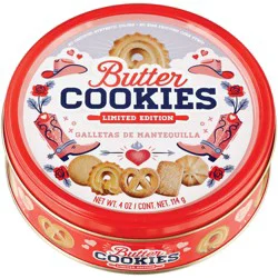 H-E-B Butter Cookies Holiday Tin