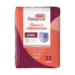 H-E-B Reliance Maximum Absorbency Women's Incontinence Underwear - Small