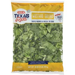 H-E-B Texas Roots Fresh Mustard Greens