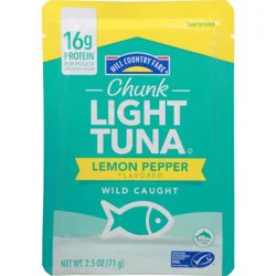 Hill Country Fare Chunk Light Lemon Pepper Tuna Pouch