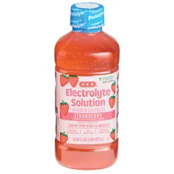 H-E-B Electrolyte Solution - Strawberry