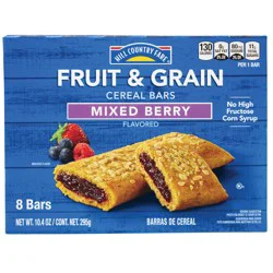 Hill Country Fare Fruit & Grain Cereal Bars - Mixed Berry