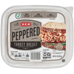 H-E-B Peppered Turkey Breast Lunch Meat