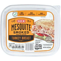 H-E-B Mesquite-Smoked Turkey Breast Lunch Meat