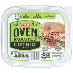 H-E-B Oven-Roasted Turkey Breast Lunch Meat