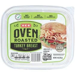 H-E-B Oven-Roasted Turkey Breast Lunch Meat