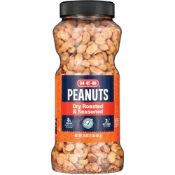 H-E-B Seasoned Dry Roasted Peanuts