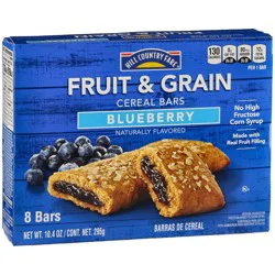 Hill Country Fare Fruit & Grain Cereal Bars - Blueberry