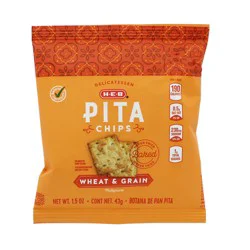 H-E-B Wheat & Grain Pita Chips