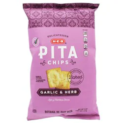 H-E-B Garlic & Herb Pita Chips