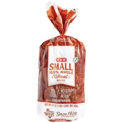 H-E-B Small 100% Whole Wheat Sliced Bread