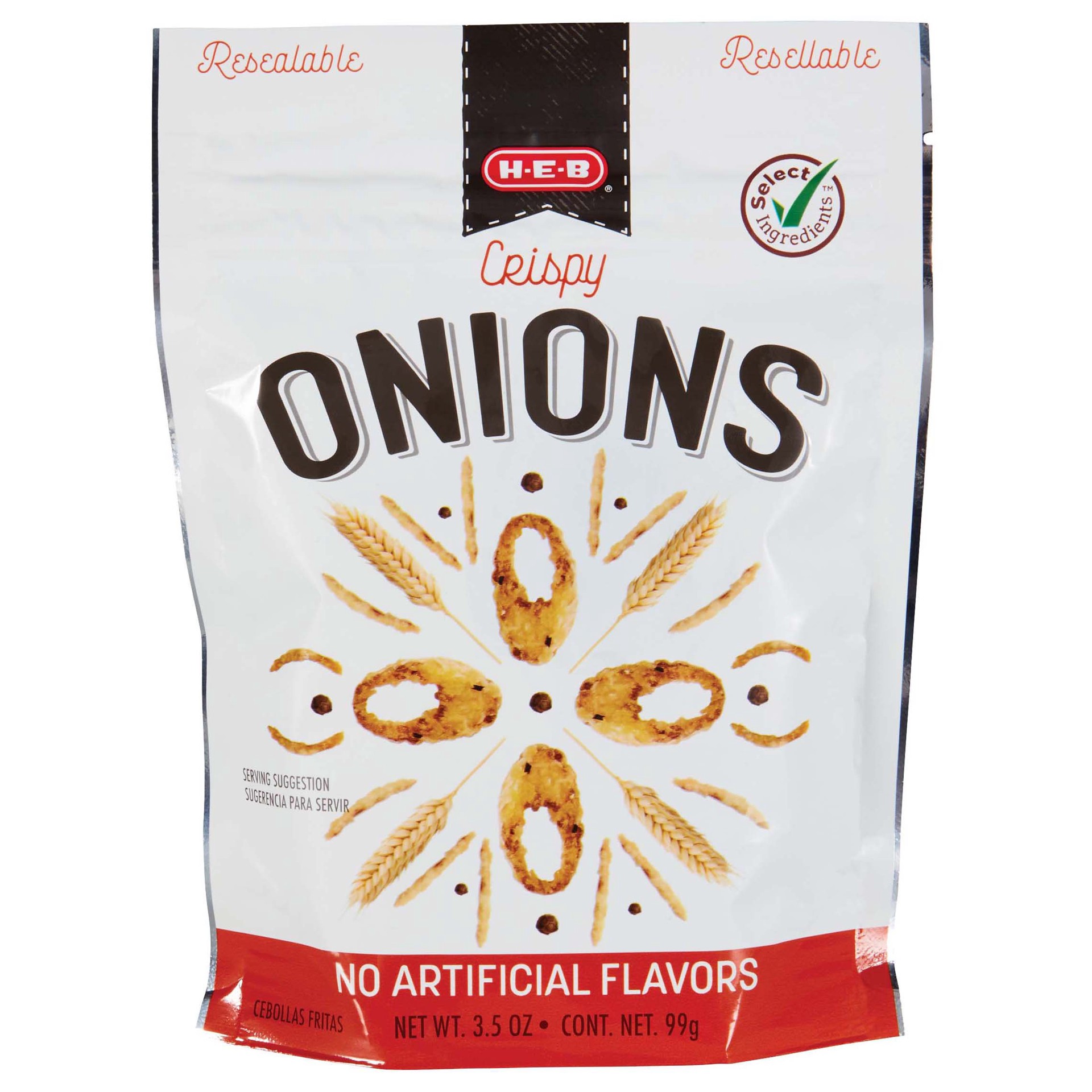 slide 1 of 1, H-E-B Crispy Onions, 3.5 oz