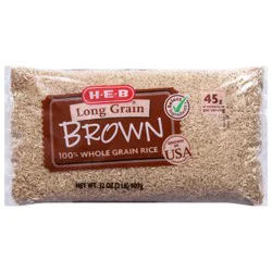 H-E-B Long Grain Brown Rice