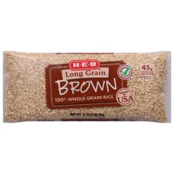 H-E-B Long Grain Brown Rice