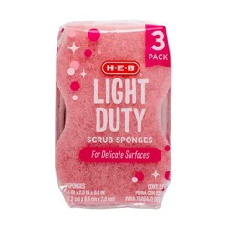 H-E-B Light Duty Scrub Sponges