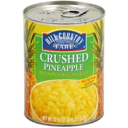 Hill Country Fare No Sugar Added Crushed Pineapple