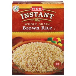 H-E-B Instant Whole Grain Brown Rice
