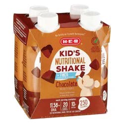 H-E-B Kid's Nutritional Shake + Fiber - Chocolate