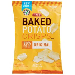 H-E-B Baked Potato Crisps - Original