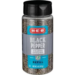 H-E-B Coarse Ground Black Pepper Refill